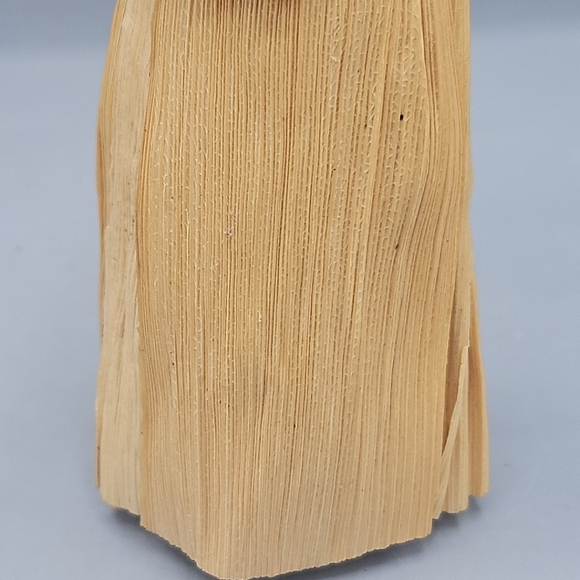 Vintage Corn Husk Doll Hanging Ornament Decor Handmade Fall Broom Harvest - Picture 11 of 11